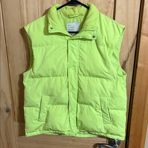 A. New Day Jackets & Blazers - a.new day™ Women's Neon Yellow Jacket - Bright Lightweight Vest
